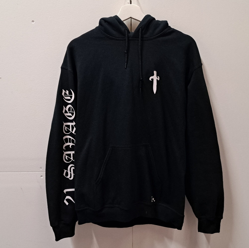 Gildan Mens Sweater Hoodie 21 Savage British Rapper Hip Hop Music Concert Medium